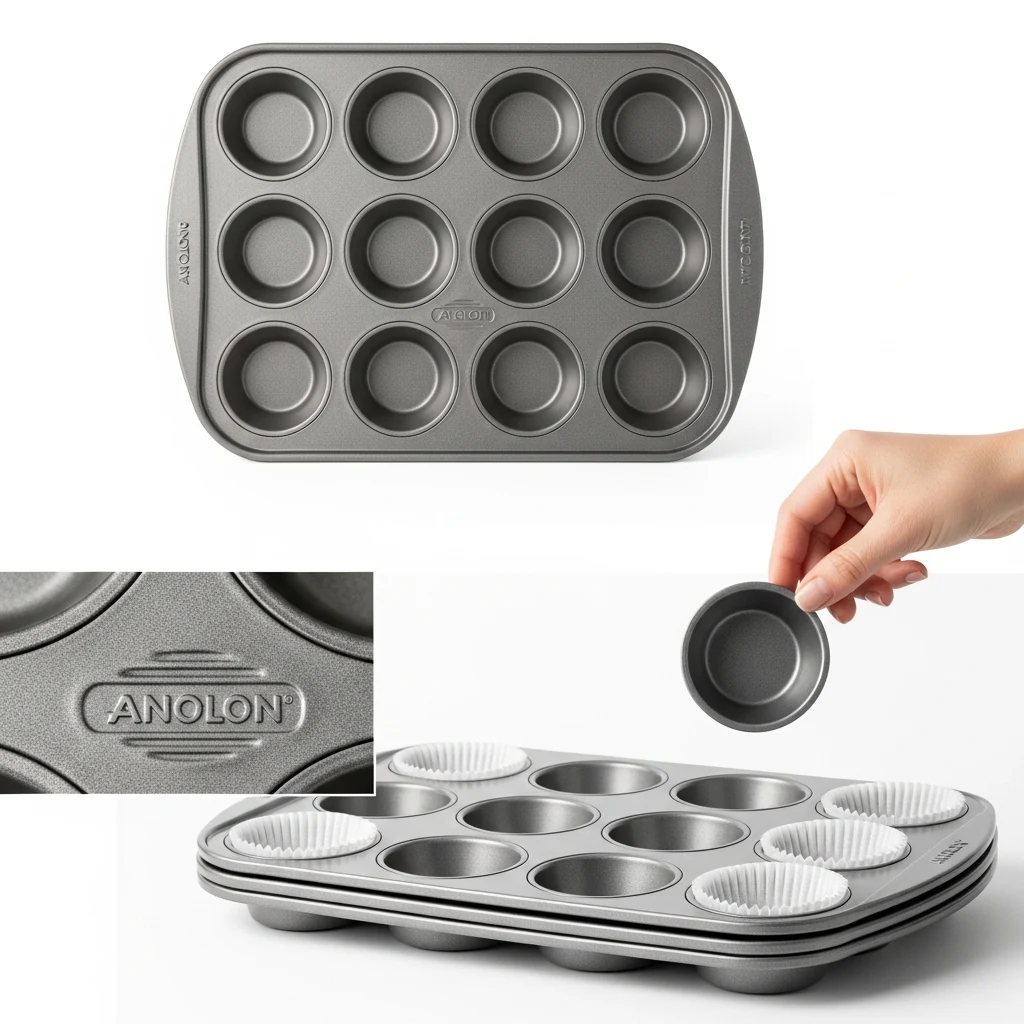 Anolon muffin baking pan thumbnail 2