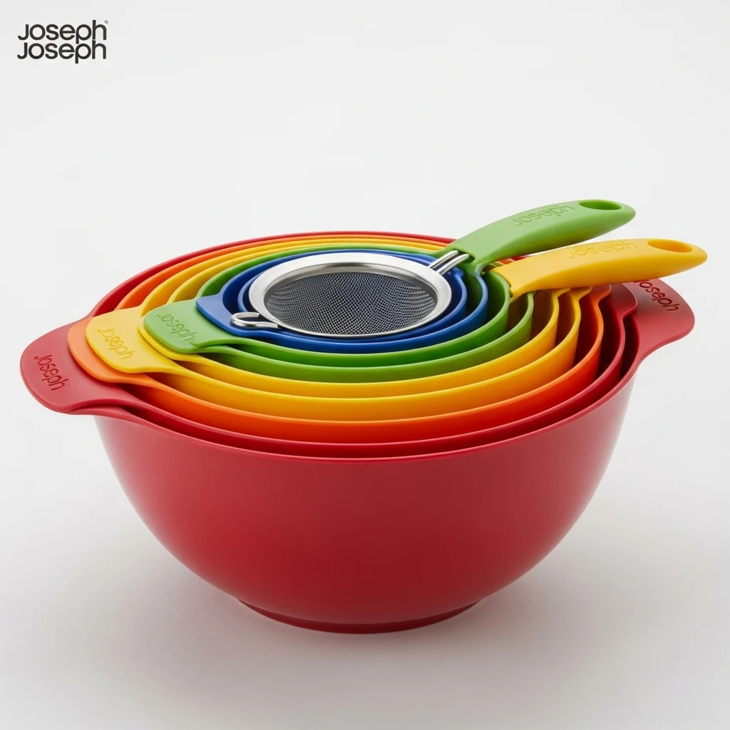 Joseph Joseph 40105 nest mixing bowls thumbnail 3