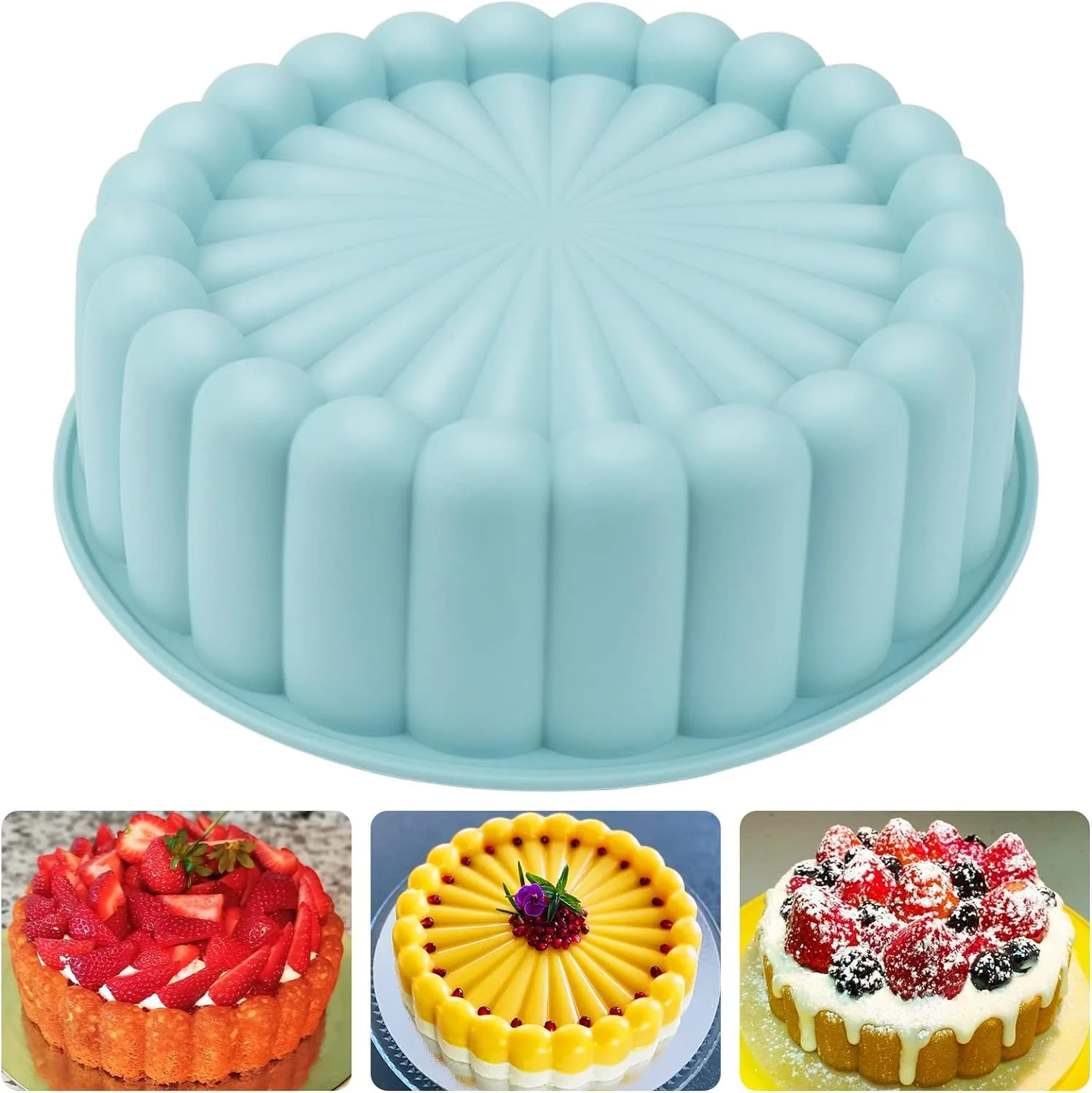 LEKUE silicone round cake mold thumbnail 2