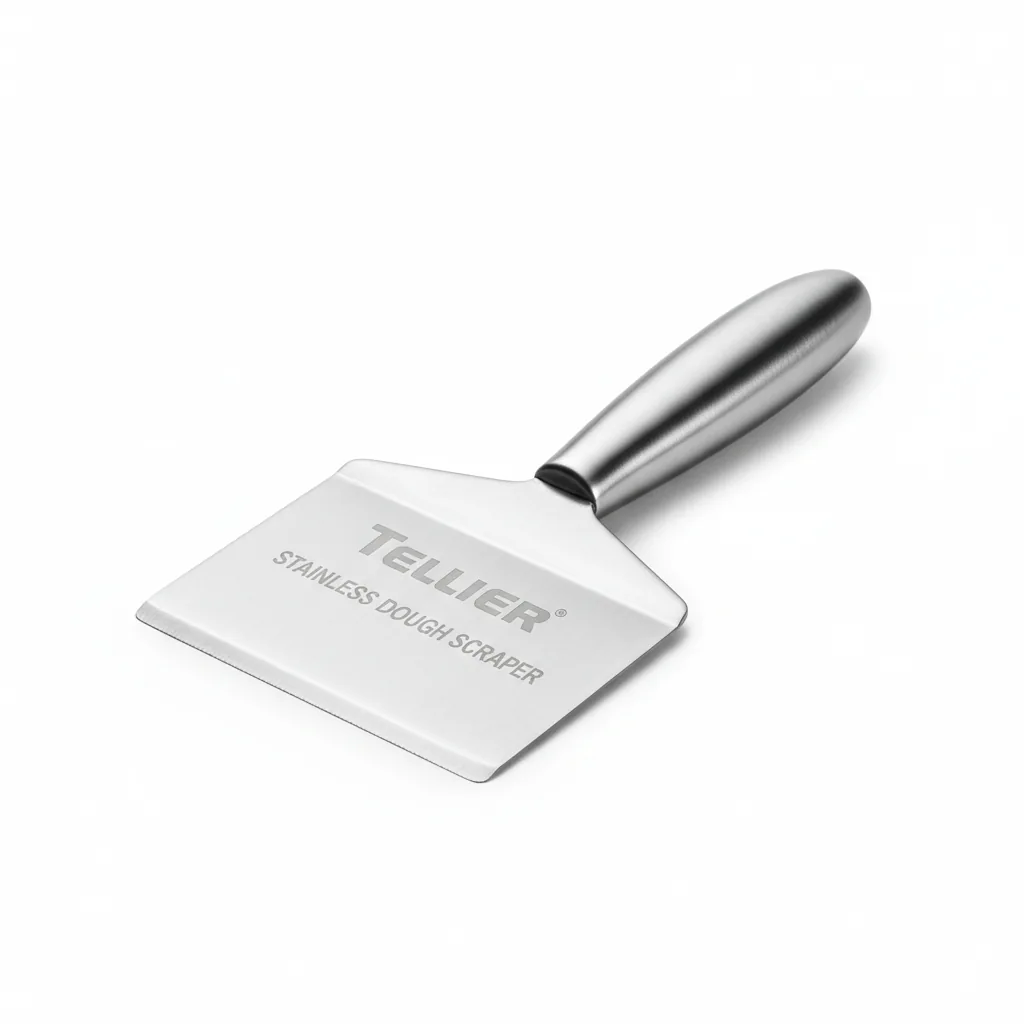 Tellier stainless dough scraper